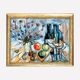 Original expressionist composition by Jean Ducasse. France, year 1950