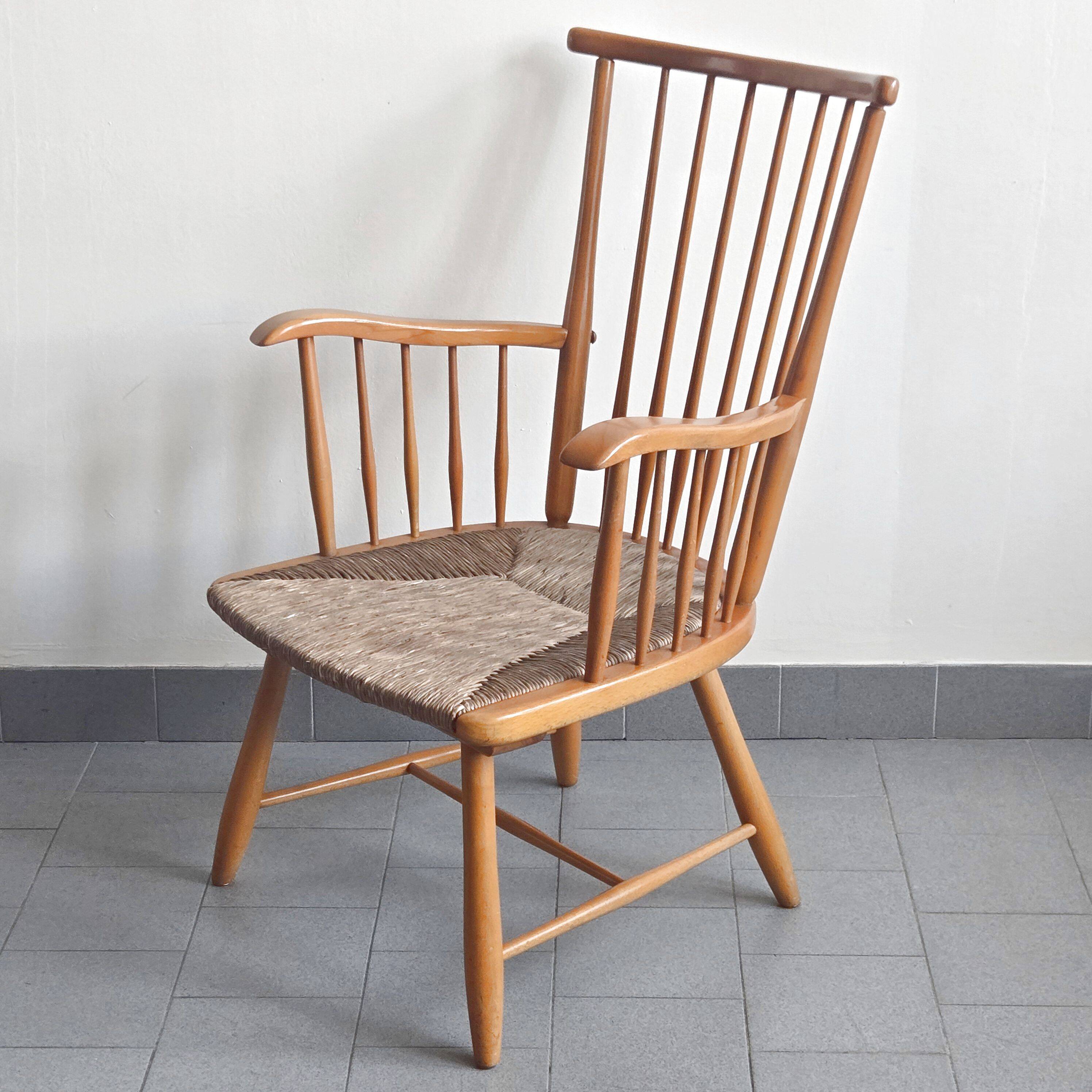 Vintage armchair by Arno Lambrecht for WKS Möbel 1950