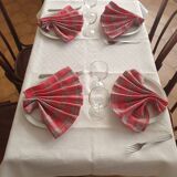 4 serviettes authentique bistrot