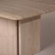 Travertine coffee table