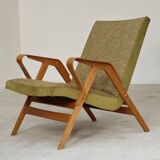Pair of armchairs restored by Frantisek Jirak for Tatra Nabytok 1960