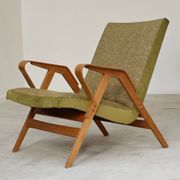Pair of armchairs restored by Frantisek Jirak for Tatra Nabytok 1960