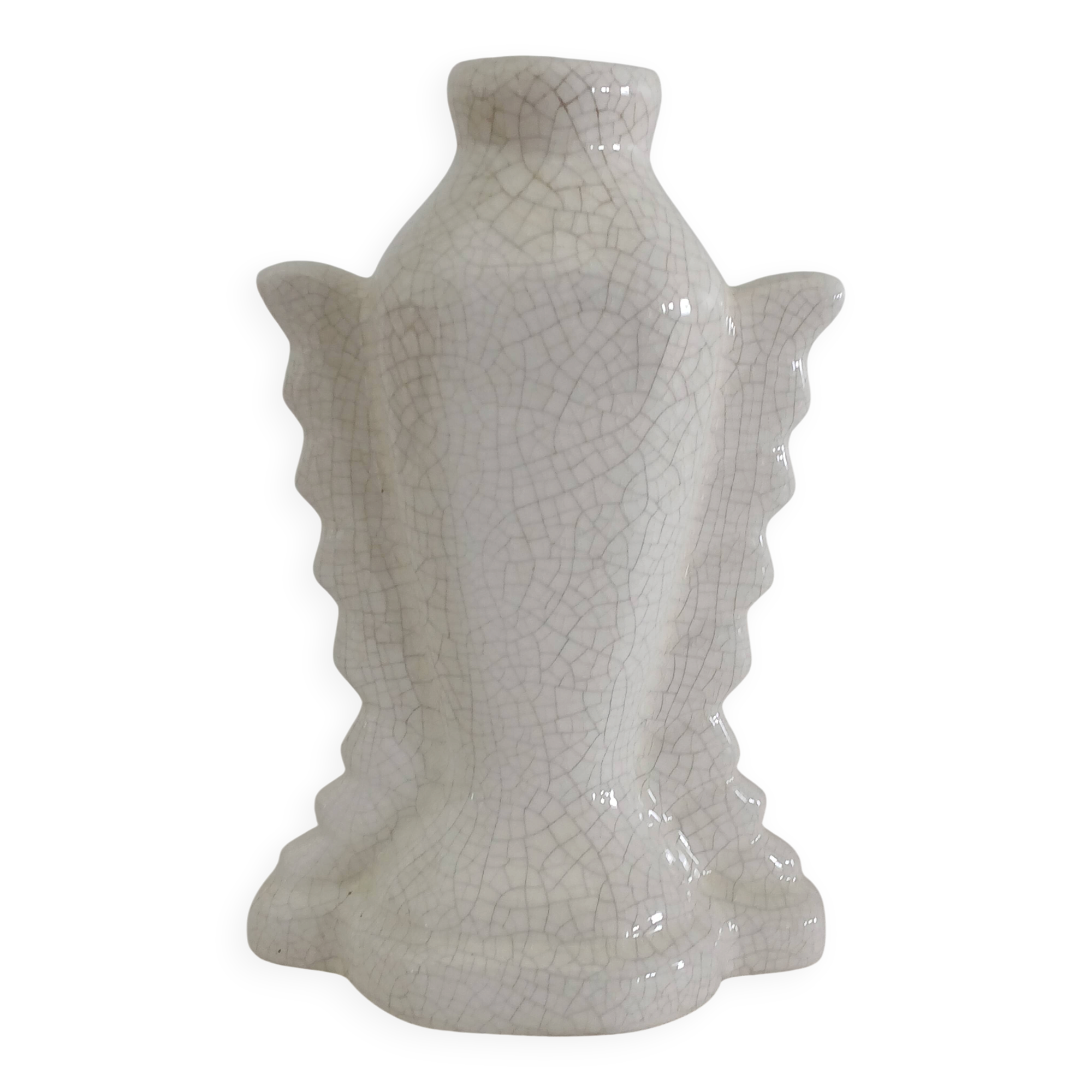 Vase art-déco signé ELGE , Vierzon France