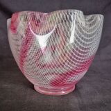A. D. Copier, Leerdam, Netherlands - Glass vase filigree patterns