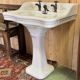 Lavabo sur pied début XXème