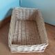 Rectangular wicker basket 48 cm by 31 cm