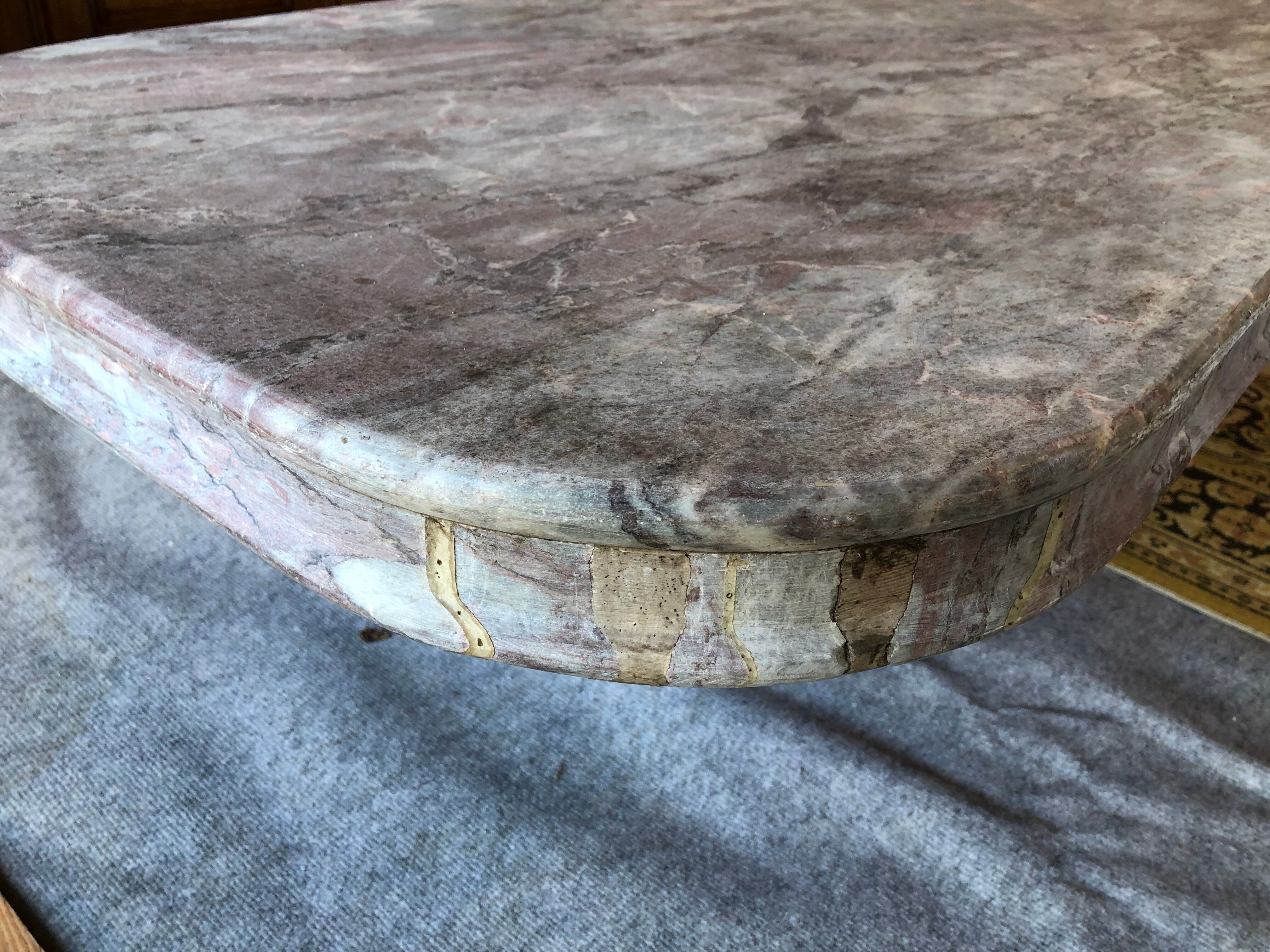 Marble coffee table
