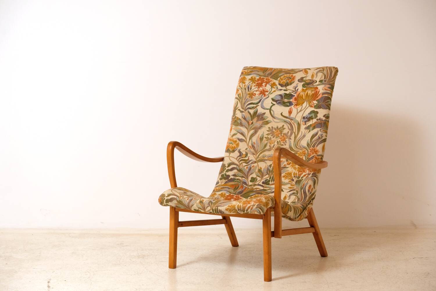 Olof Persson armchair, industrial Sweden, 1940s.