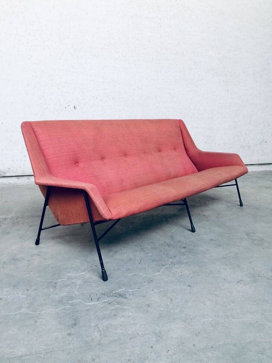 S12 Model 3-Seat Sofa by Alfred Hendrickx for Belform, Belgium, 1958