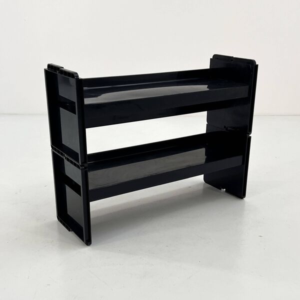 Etagère modulable Jeep noire par De Pas, D'Urbino & Lomazzi pour BBB, 1970