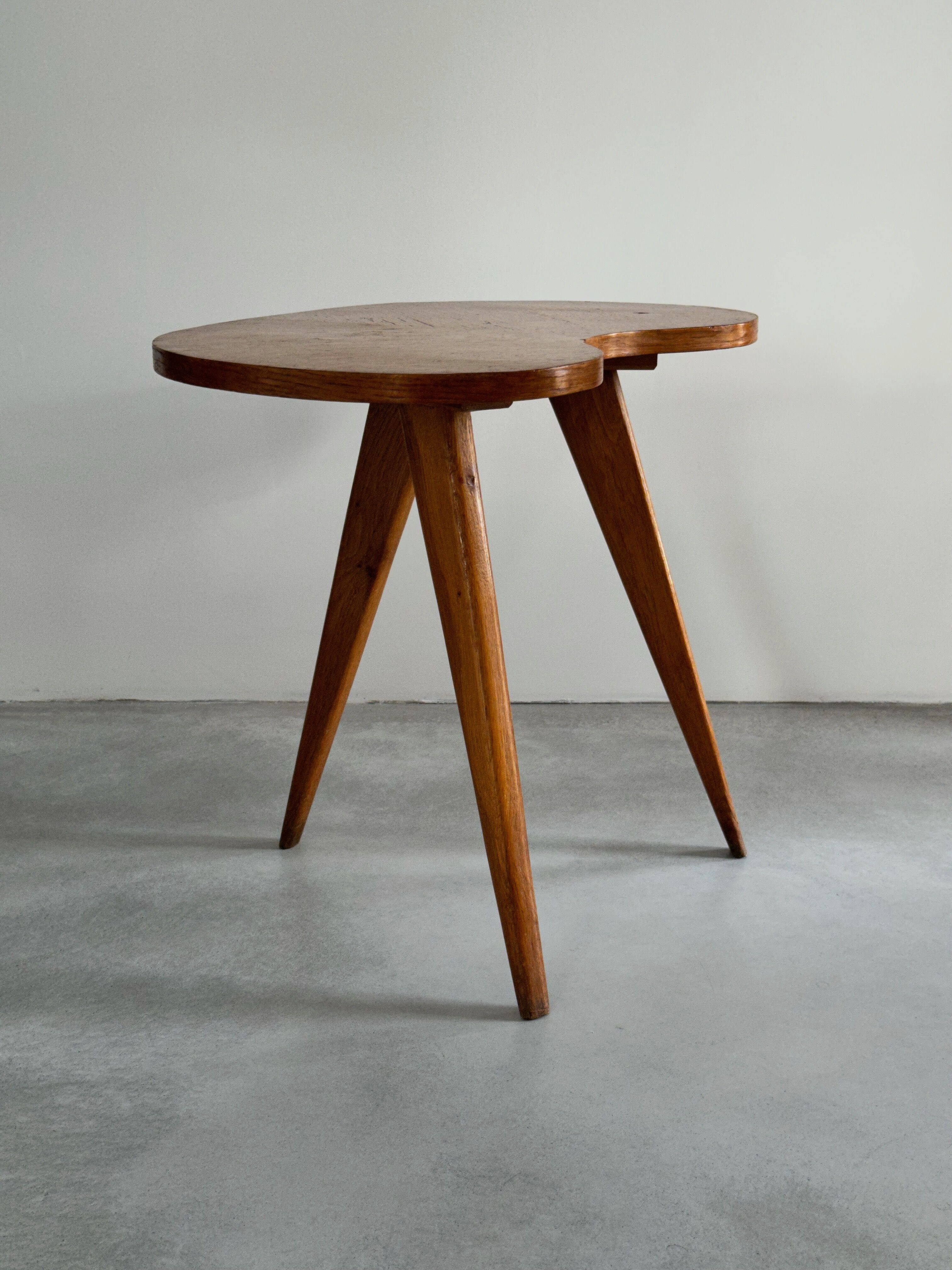 Vintage wooden side table or end table from the 60s