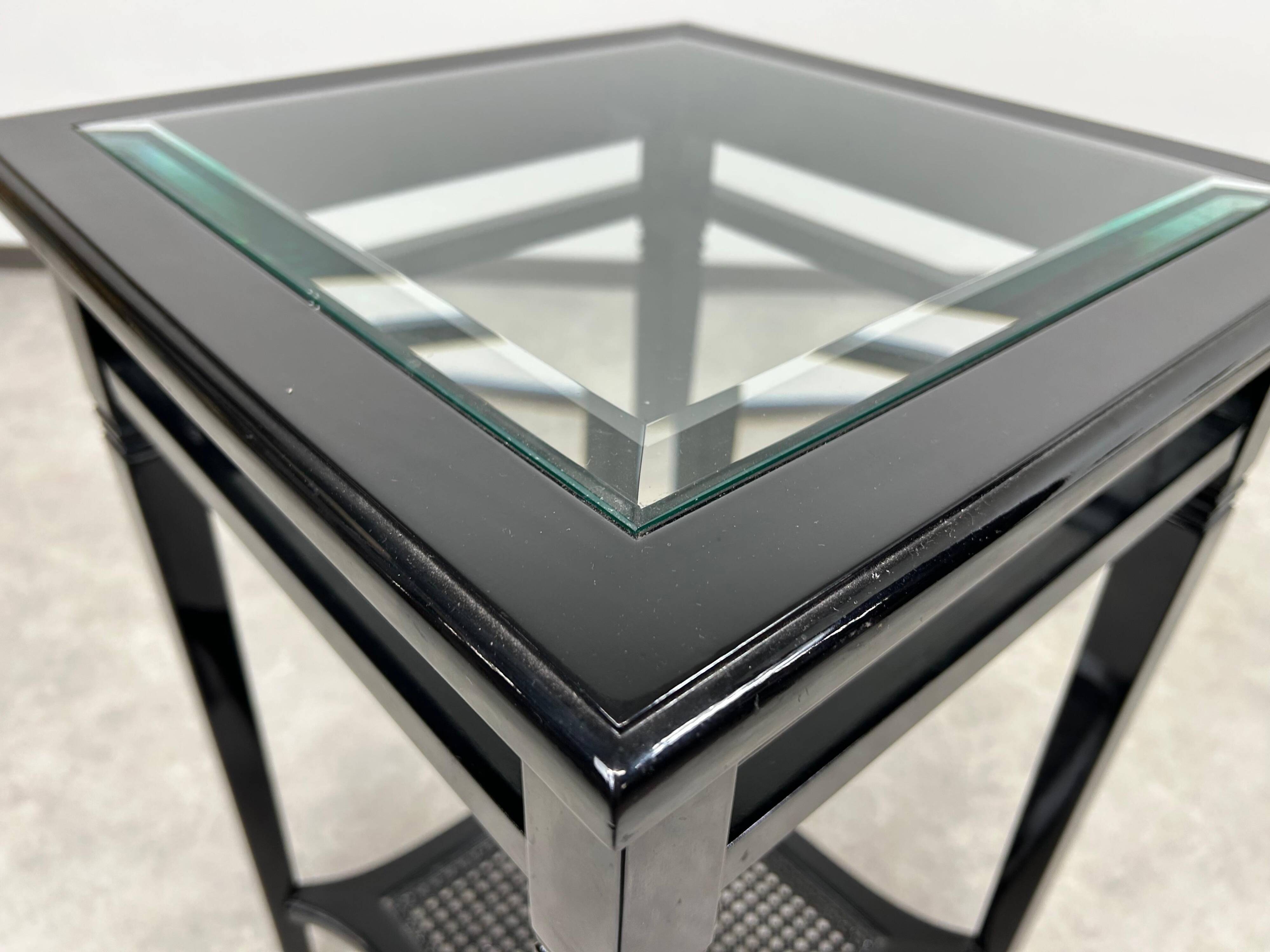 Black Art Nouveau side table