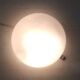 Opaline globe ceiling or wall light 20 cm - mid-20th century
