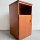 Vintage Bedside Table with Cabinet