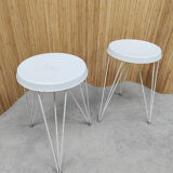 Set of 2 Dutch wire stools Pilastro Tjerk Reijenga