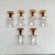 Set of six stemmed glasses stamped France dimensions: height -12cm- diameter 6cm-