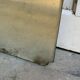 Large vintage mirror with bevelled glass.