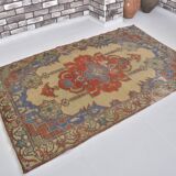 Multi Colour Organic Vintage Carpet sku h434