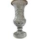Large vase in chiseled Bohemian crystal 35cm
