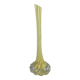 Twisted yellow art glass soliflores
