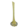 Twisted yellow art glass soliflores