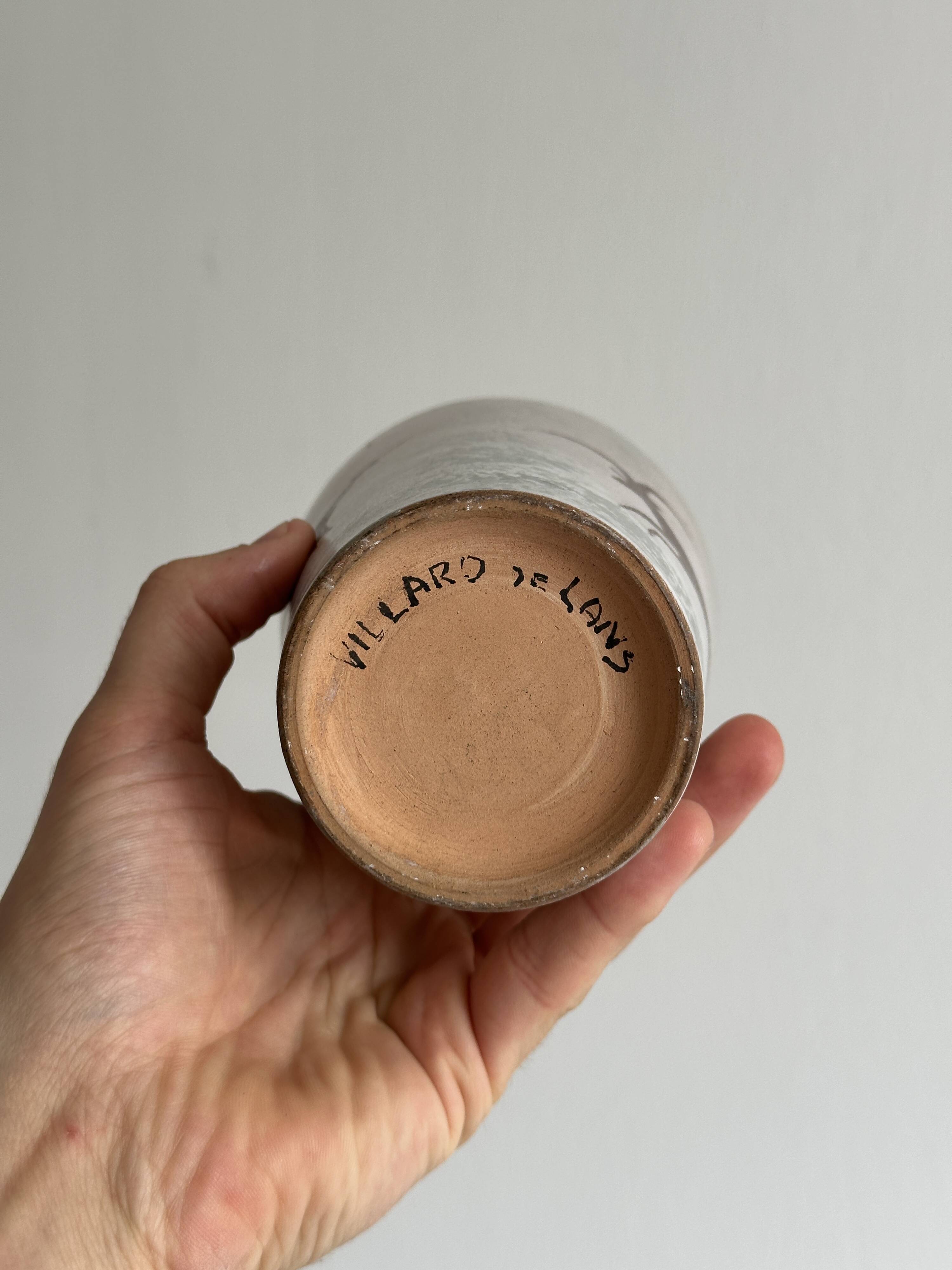 Hand-painted ceramic vase