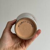 Hand-painted ceramic vase