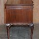 Honduran Mahogany Dressing Table with Lion Paw Carved Legs, Victorian Style