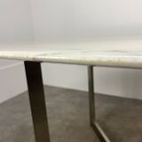 Oval marble table from the 70s