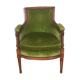 Fauteuil bergère style Louis XVI