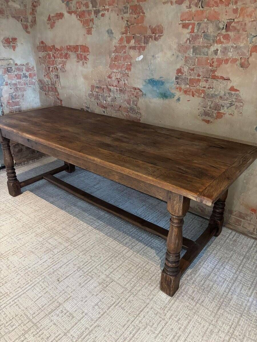 Dining table canteen in oak, 1940s