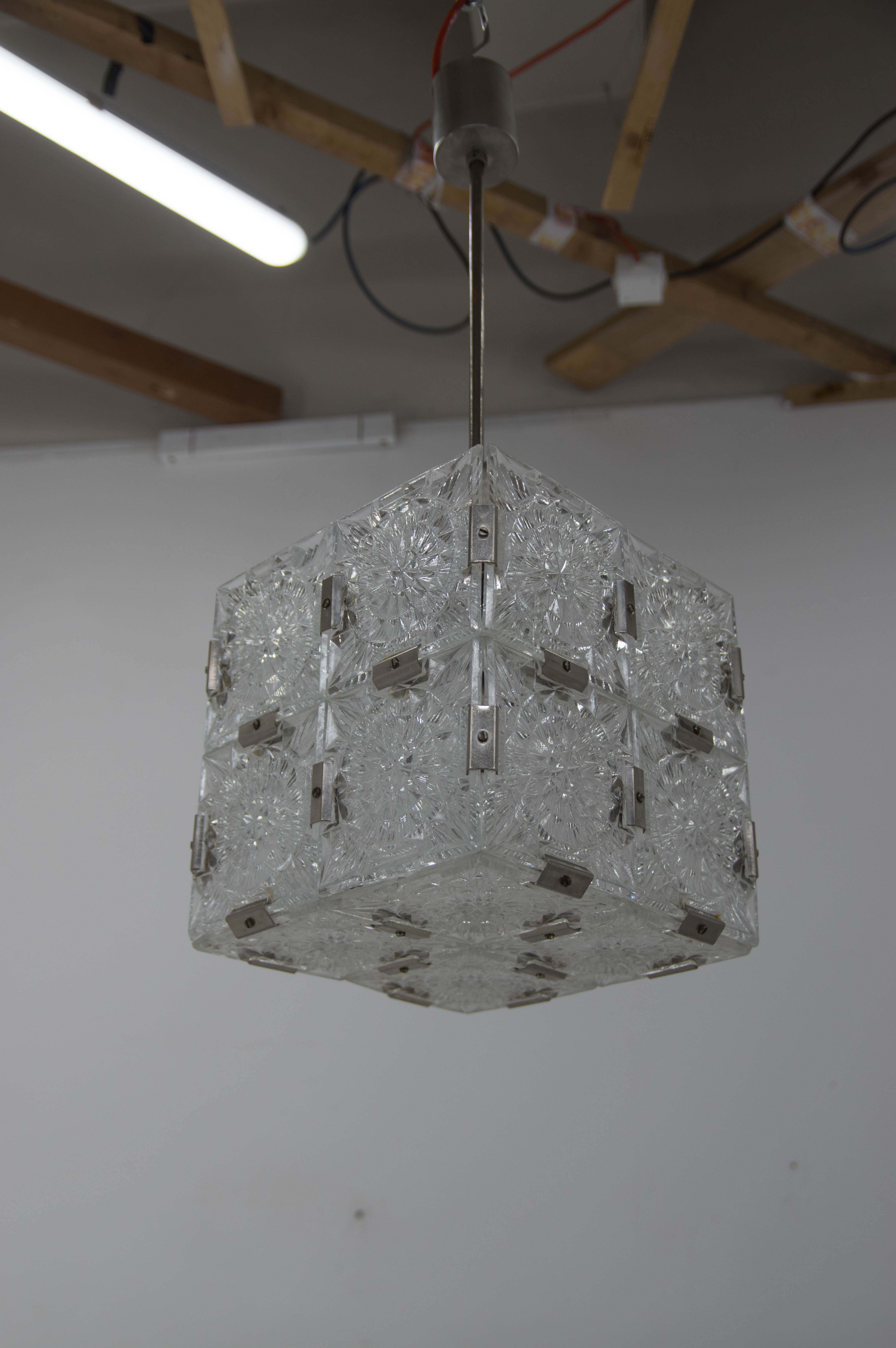 Glass pendant by Kamenicky Senov