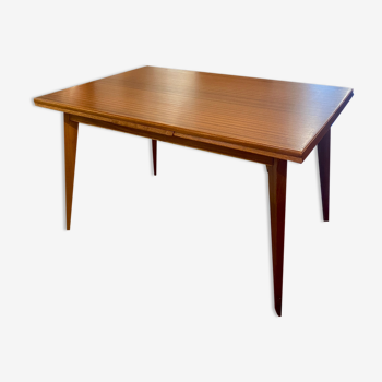 Scandinavian dining table with compass legs