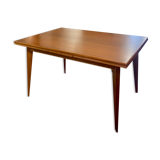 Scandinavian dining table with compass legs