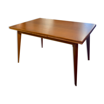 Scandinavian dining table with compass legs