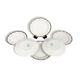 Set of 6 dinner plates, St Amand, model parameters