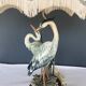 Herons lamp, capodimonte G.Armani 1960/70