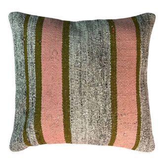 Housse de coussin kilim turc vintage 40 x 40 cm