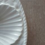 8 assiettes à huitres anciennes Longchamp
