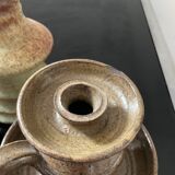 Trio of candlesticks with handles from the 60s-70s