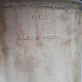 Earthenware terrine-shaped asparagus dish