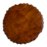 Organic biomorphic wabi sabi brutalist side table or stool