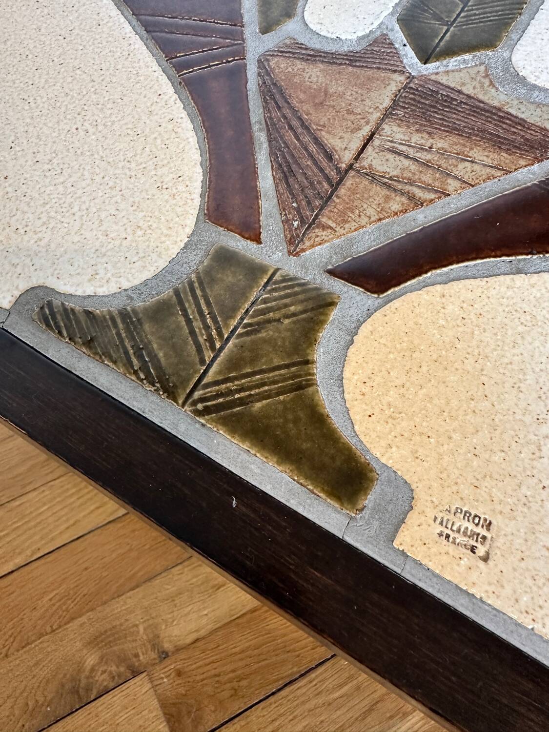 Roger Capron vintage ceramic coffee table