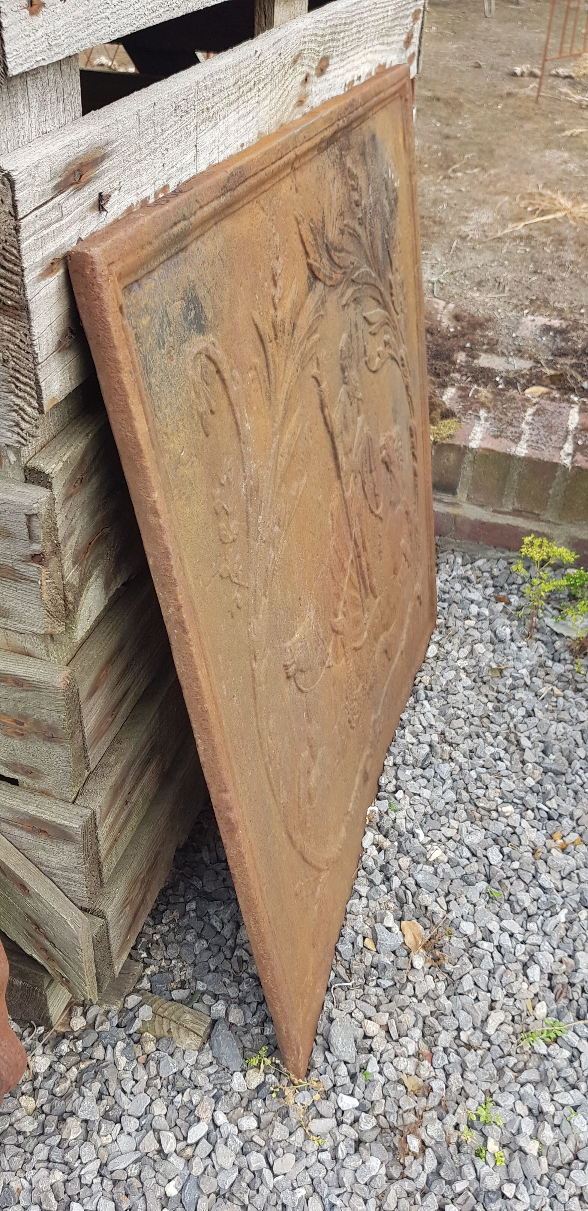 Plaque de cheminée en fonte Selency