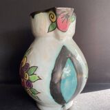 Enamelled jug – Desvres earthenware – Henri Delcourt (1872-1963)