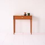 Vintage bedside table with gold handle