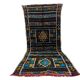 Handmade wool Berber rug 345 X 110 CM
