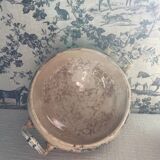 Old soup tureen Linotte model Creil & Montereau