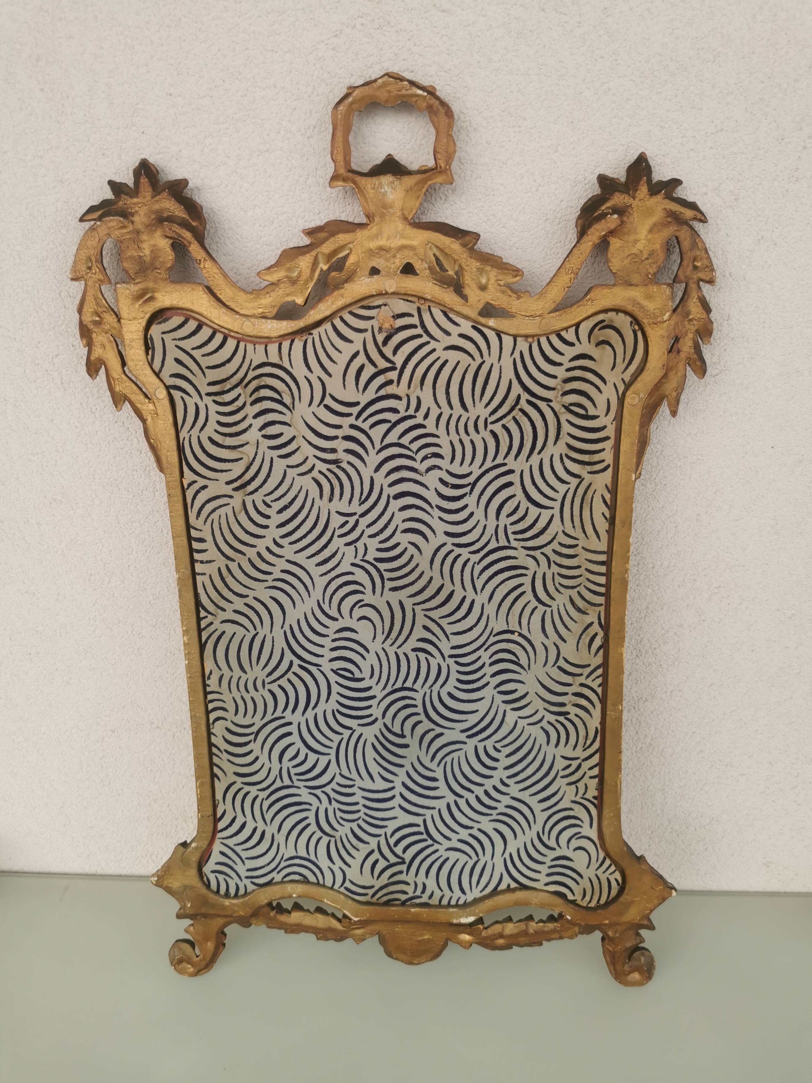 Vintage resin gold mirror