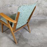Fauteuil pied compas scandinave